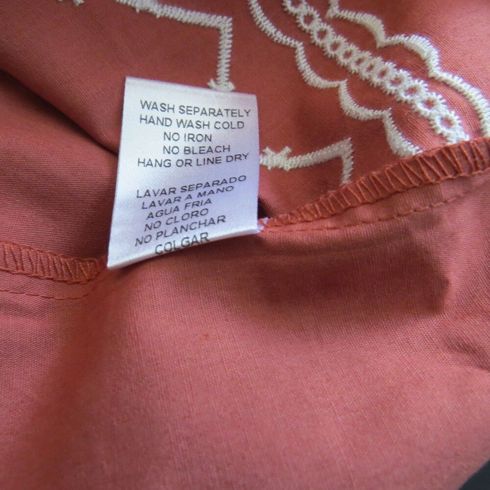 The Sang off-the-shoulder blouse Terra-cotta Small NWT - Picture 10 of 10